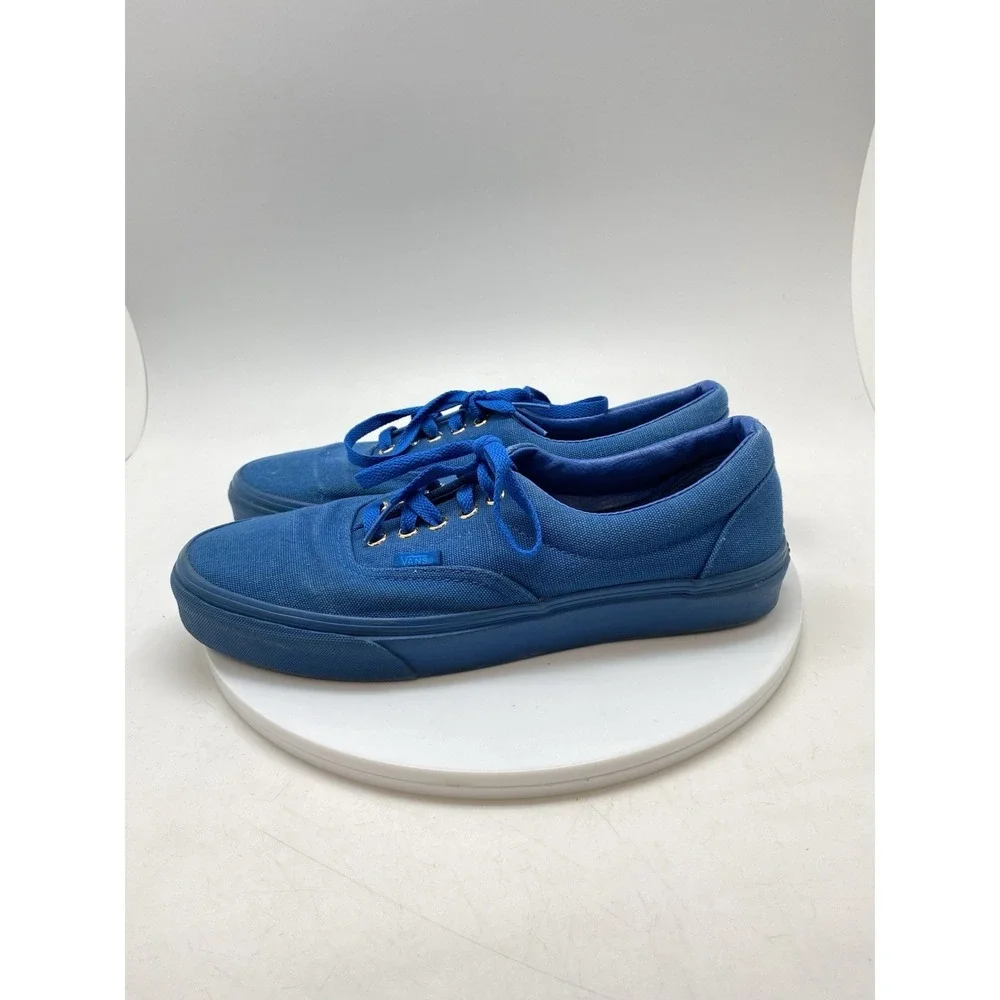 Vans Era Gold Mono Port Royale Blue Mens‎ 9 721277 Canvas Skater Shoes Sneakers
